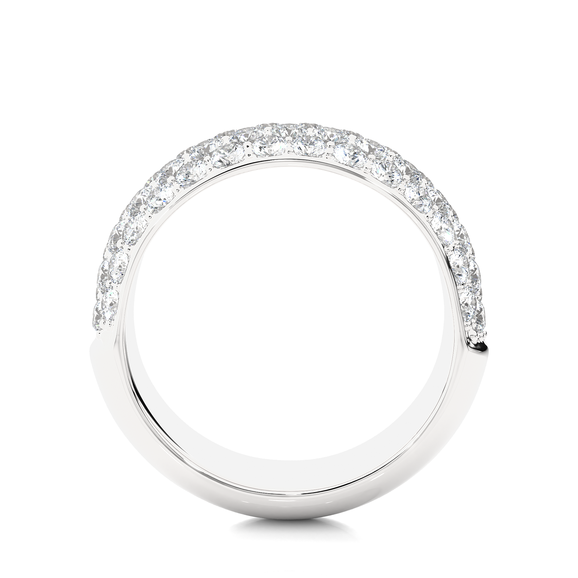 1.87 Carat H Color VS1 Clarity Diamond Studded Natural Diamond Ring.